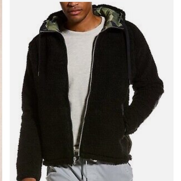 NWT RAG & BONE Men's Phantom Sherpa Tactic Jacket Size M. Black $395. - Picture 1 of 4